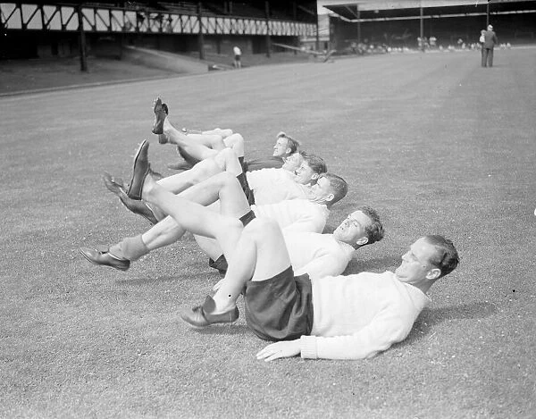 Portsmouth 1949  /  50 Season Member of Portsmouth first squad seen here training at