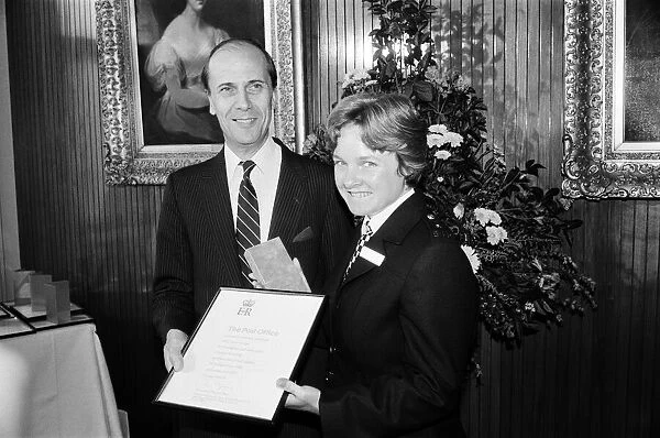 Post Office Bravery Awards. Presenting the awards, Norman Tebbit