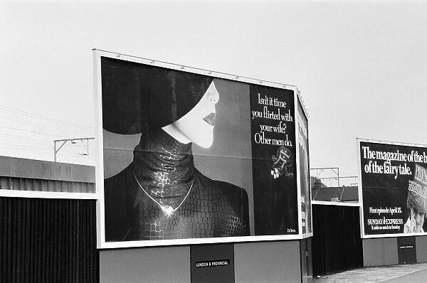 Poster advertising De Beers. 1982