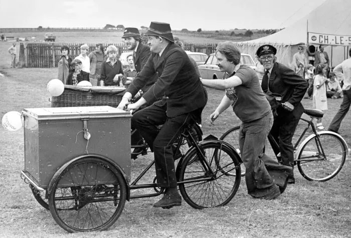 Framed Print : Postmen were the winners of the industrial exibitors at the Sunderland Fair in 1979
