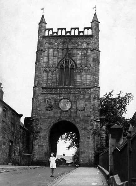 Pottergate Tower, Pottergate, Alnwick, Northumberland. 12th October 1929