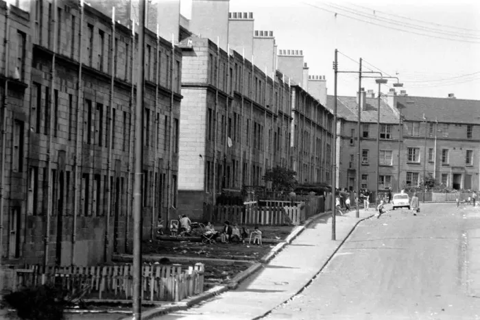 Framed Print : Poverty  /  Children  /  Scotland. Black Hills of Glasgow feature
