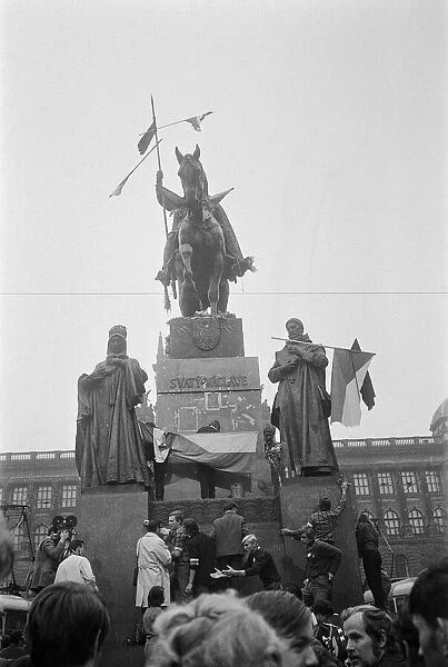 Prague, Czechoslovakia. The Prague Spring, a period of political liberalization in