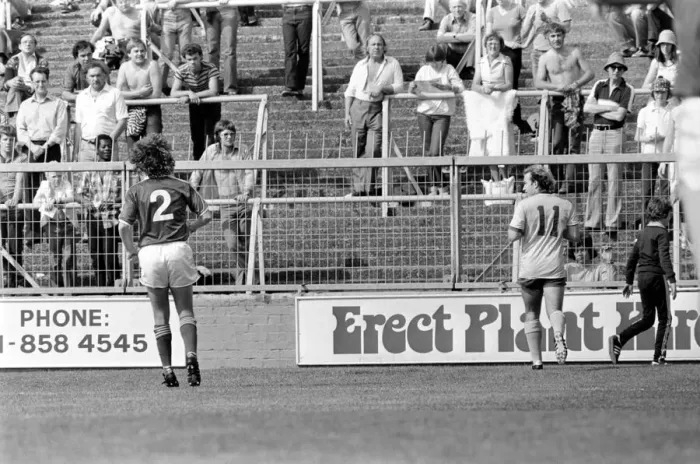 Framed Print : Pre-season friendly-Millwall v. Chelsea. August 1980 LF04-01-049 Framed Print : Pre-season friendly-Millwall v. Chelsea. August 1980 LF04-01-049