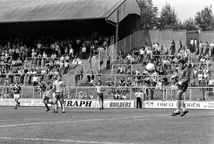 Framed Print : Pre-season friendly-Millwall v. Chelsea. August 1980 LF04-01-057 Framed Print : Pre-season friendly-Millwall v. Chelsea. August 1980 LF04-01-057