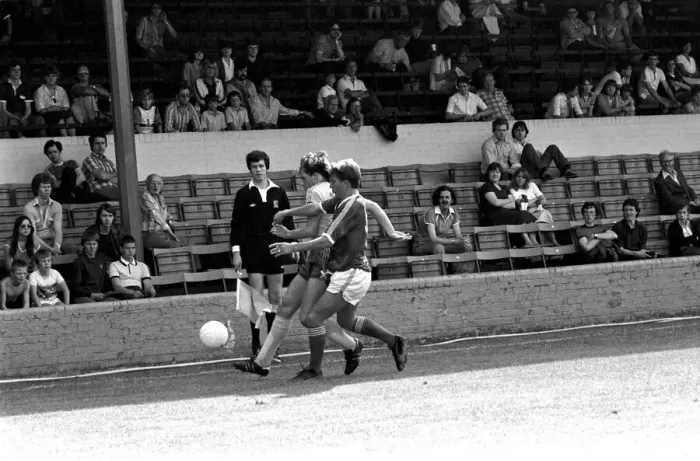 Framed Print : Pre-season friendly-Millwall v. Chelsea. August 1980 LF04-01-038
