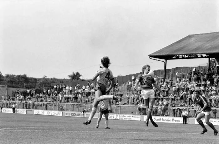 Framed Print : Pre-season friendly-Millwall v. Chelsea. August 1980 LF04-01-023