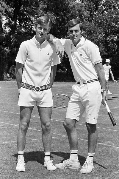 Pre Wimbledon at the Hurlingham Club. Unisex fashions by Fred Perry