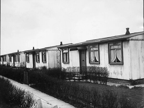 Prefab Bungalows Prefab Housing. A row of prefab housing in Camberley
