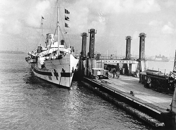 Prefabricated Ports 1944 Two prefabricated ports the size of Gibraltar which were