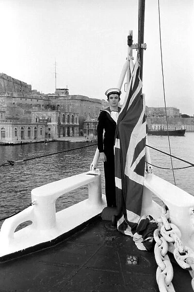 Preparation for the British Departure from Malta. 18 year old radio operator Brian