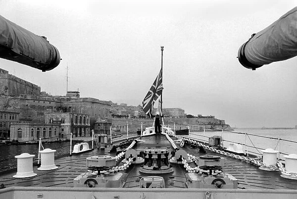 Preparation for the British Departure from Malta. January 1972 72-00107-007