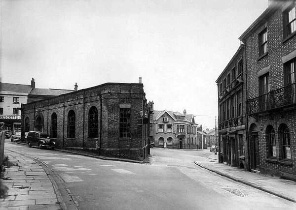 Prescot old market hall which is to be demolished to make a picturesque square in
