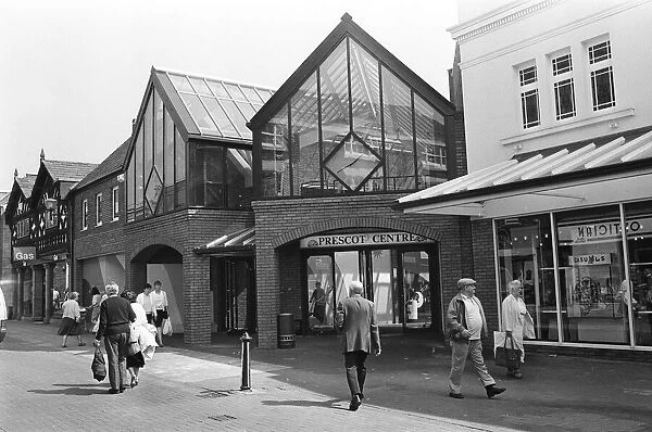 Prescot Shopping Arcade, Merseyside. 1st May 1990