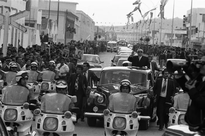 Framed Print : President Habib Bourguiba during the Royal state visit to Tunis, Tunisia Framed Print : President Habib Bourguiba during the Royal state visit to Tunis, Tunisia