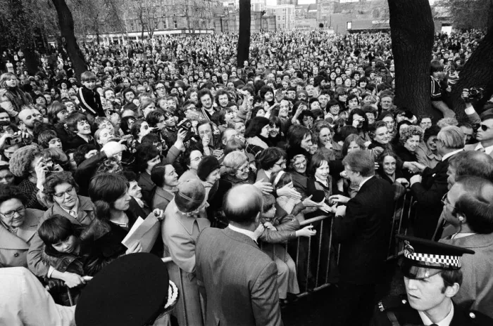 Framed Print : President Jimmy Carter on his walkabout in Newcastle and Washington, Tyne and Wear Framed Print : President Jimmy Carter on his walkabout in Newcastle and Washington, Tyne and Wear