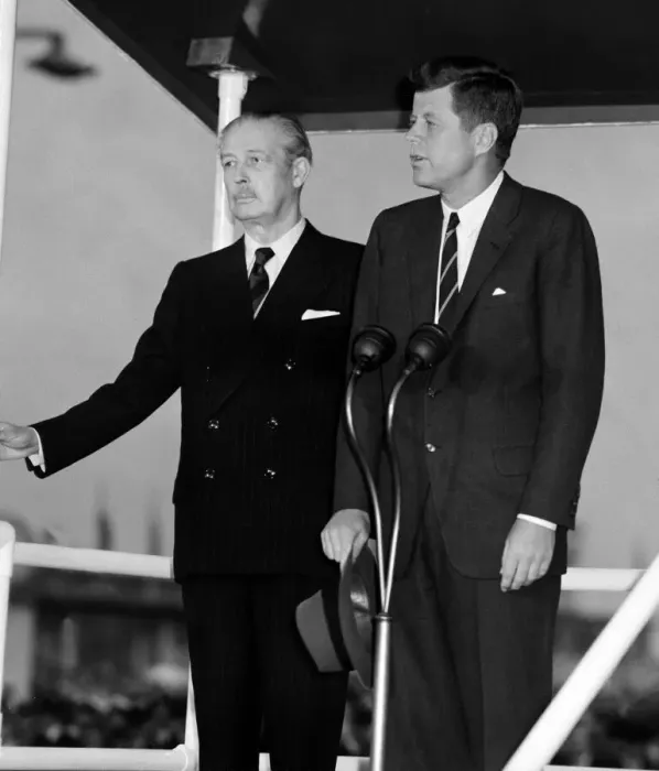 Framed Print : President John F Kennedy and Prime Minister Harold MacMillan President Kennedy Framed Print : President John F Kennedy and Prime Minister Harold MacMillan President Kennedy