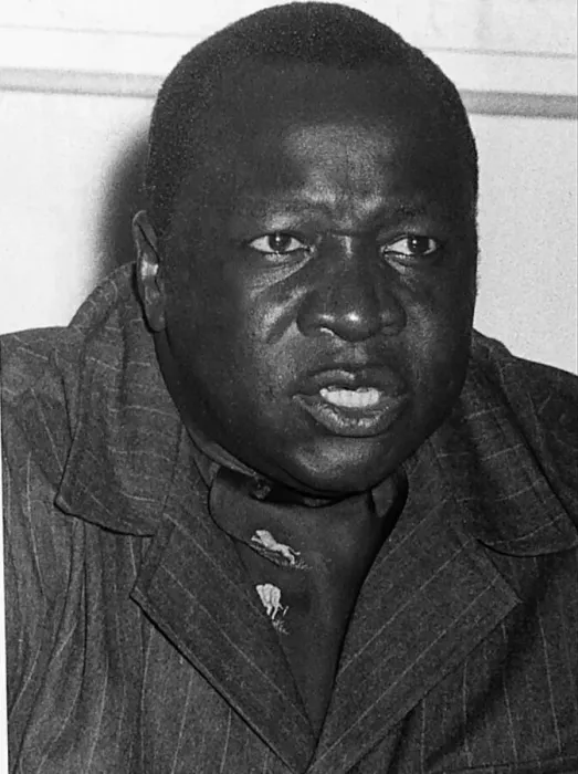 Framed Print : President of Uganda, General Idi Amin, speaking at the the Uganda Embassy in Kinshasa Framed Print : President of Uganda, General Idi Amin, speaking at the the Uganda Embassy in Kinshasa