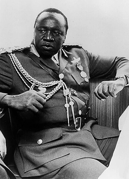President of Uganda, General Idi Amin, in military uniform, September 1974