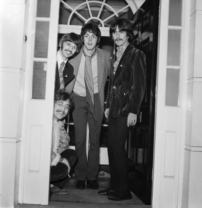 Framed Print : Press launch of Sgt. Peppers Lonely Hearts Club Band