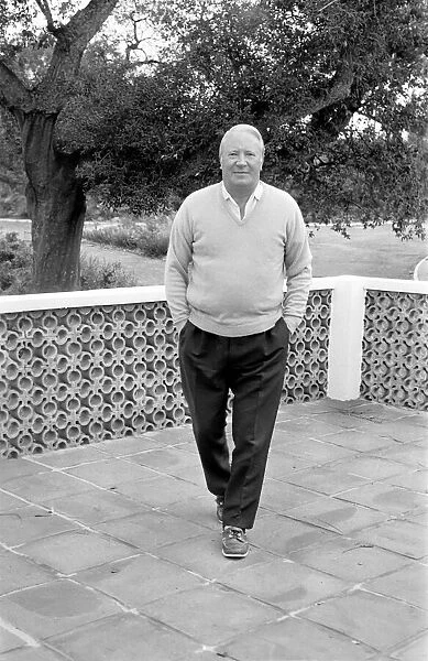 Prime Minister Edward Heath on holiday in Spain. February 1975 75-01065