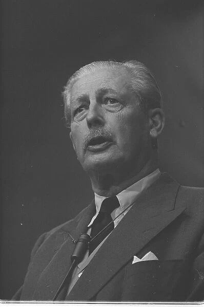 The Prime Minister Harold MacMillan at the 1962 Conservative Party Conference