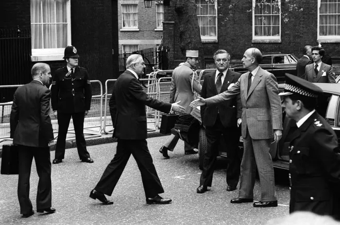 Framed Print : Prime Minister James Callaghan, May 1977, the Summit of Seven Framed Print : Prime Minister James Callaghan, May 1977, the Summit of Seven