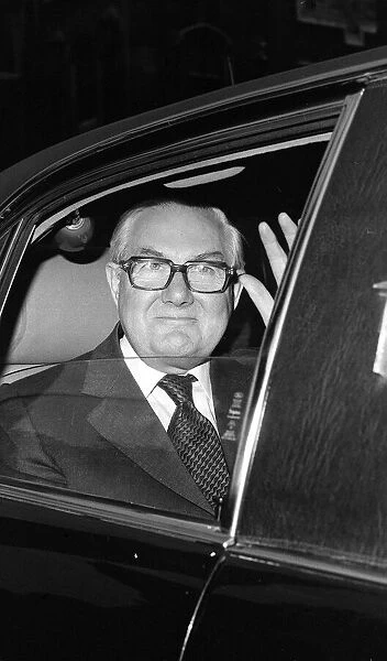 Prime Minister James Callaghan MP October 1980 on the day he announced he was