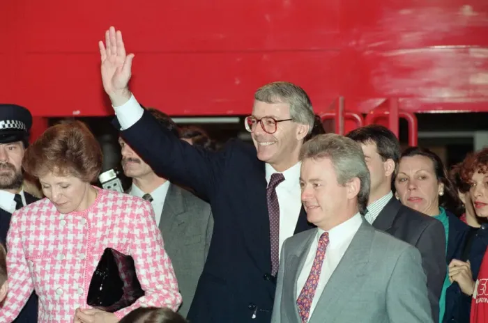 Framed Print : Prime Minister John Major and his wife Norma at the Ideal Home Exhibition, Earls Court Framed Print : Prime Minister John Major and his wife Norma at the Ideal Home Exhibition, Earls Court