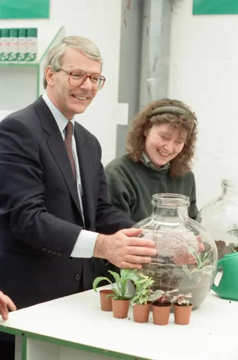 Framed Print : Prime Minister John Major in York, during the general election campaign. 26th March 1992