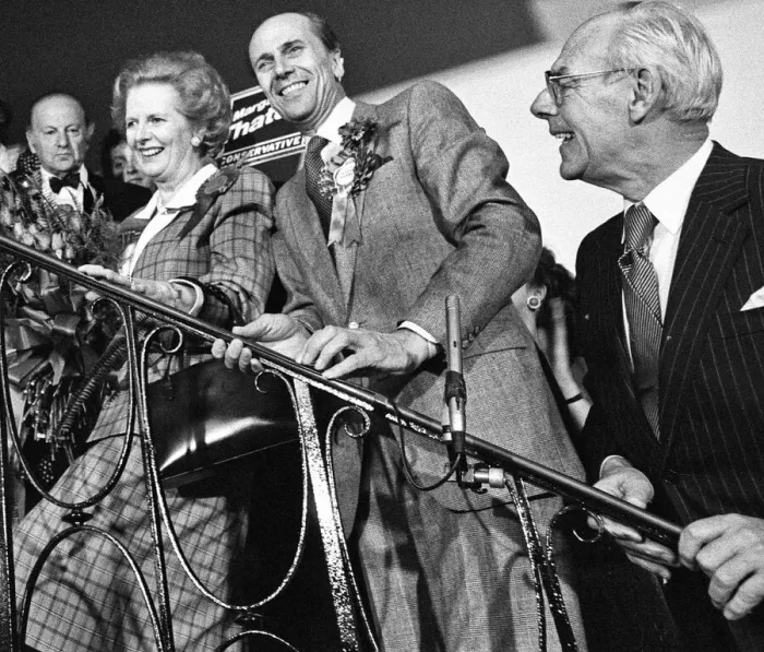 Framed Print : Prime Minister Margaret Thatcher, her husband, Denis Thatcher Framed Print : Prime Minister Margaret Thatcher, her husband, Denis Thatcher