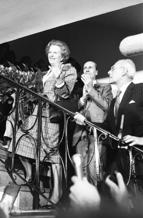Framed Print : Prime Minister Margaret Thatcher, her husband, Denis Thatcher Framed Print : Prime Minister Margaret Thatcher, her husband, Denis Thatcher