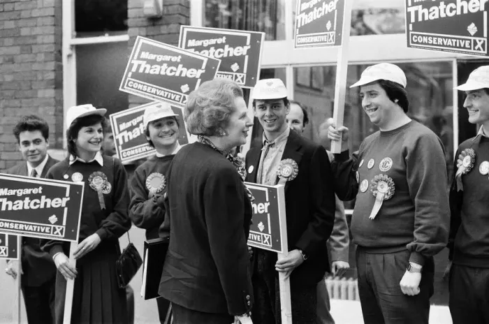 Framed Print : Prime Minister Margaret Thatcher campaigning ahead of the General Election. 21st May 1987 Framed Print : Prime Minister Margaret Thatcher campaigning ahead of the General Election. 21st May 1987