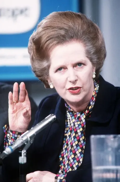 Framed Print : Prime Minister Margaret Thatcher at the Conservative Party Conference on elections to