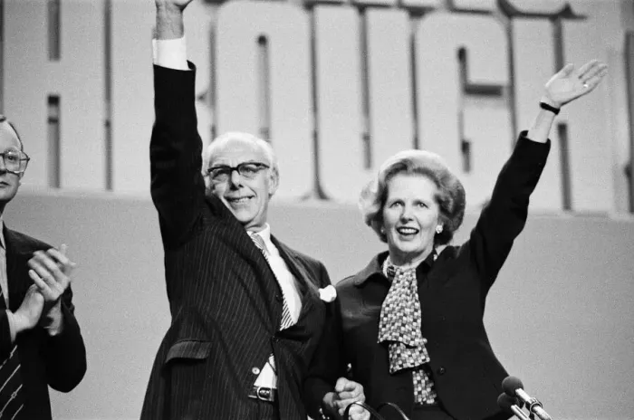 Framed Print : Prime Minister Margaret Thatcher and husband Denis at the Conservative Party Conference Framed Print : Prime Minister Margaret Thatcher and husband Denis at the Conservative Party Conference
