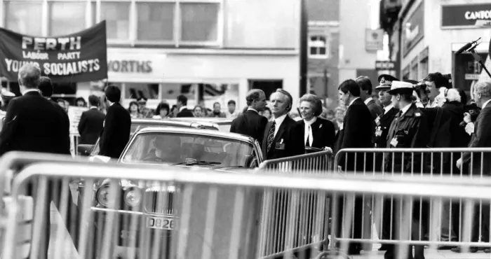 Framed Print : Prime Minister Margaret Thatcher pictured leaving 1987 Scottish Conservative Party Framed Print : Prime Minister Margaret Thatcher pictured leaving 1987 Scottish Conservative Party