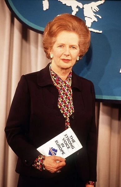 Prime Minister Margaret Thatchera t a Conservative party Conference May 1984