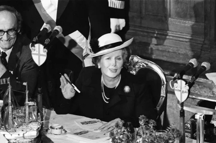 Framed Print : The Prime Minister Mrs Margaret Thatcher at the Luncheon held for the Falklands heroes Framed Print : The Prime Minister Mrs Margaret Thatcher at the Luncheon held for the Falklands heroes