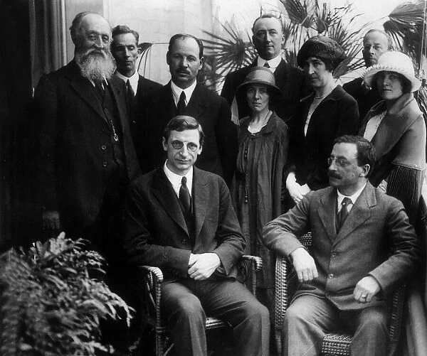 Prime Minister of the Republic of Ireland Eamon De Valera with party members