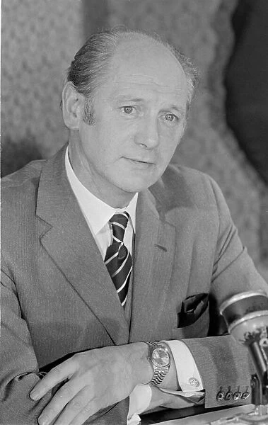 Prime minister of the Republic of Ireland Jack Lynch during the Irish election campaign