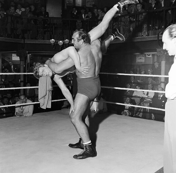 Primo Carnera, actor and professional wrestler, also a former professional boxer