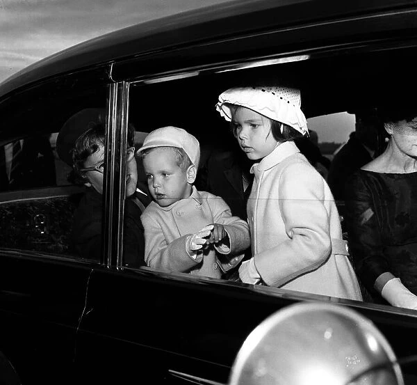 Prince Albert and Princess Caroline, the children of Prince Rainier