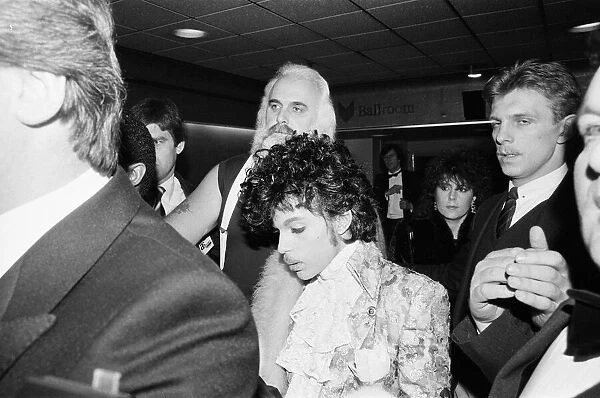 Prince, american singer, pictured at the British Phonographic Industry, BPI Awards