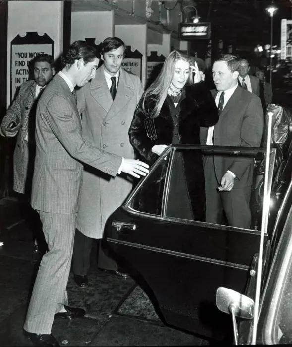 Framed Print : Prince Charles at the Apollo Theatre with Penelope Eastwood after the show of Separate