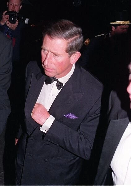 Prince Charles arrives at the Ritz, October 1995