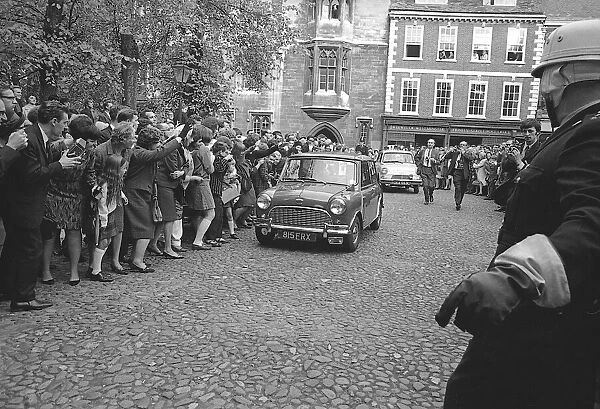 Prince Charles arrives at Trinity College. 8  /  10  /  67. 9761  /  E