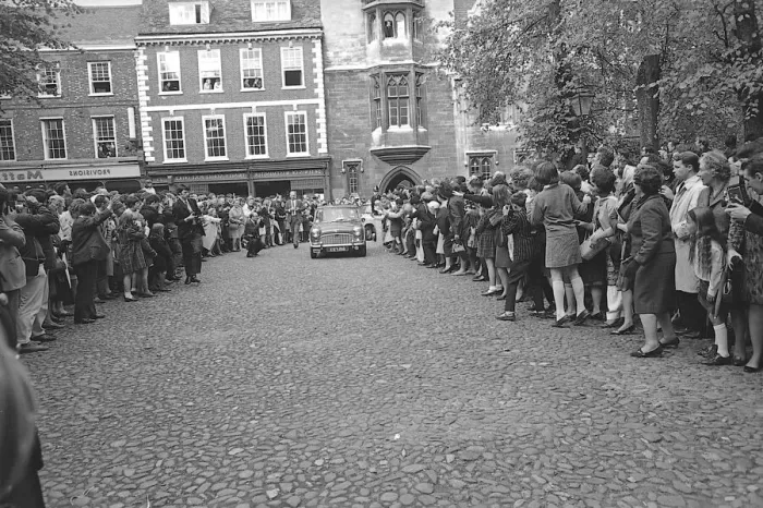 Framed Print : Prince Charles arrives at Trinity College 8  /  10  /  67 9760  /  E