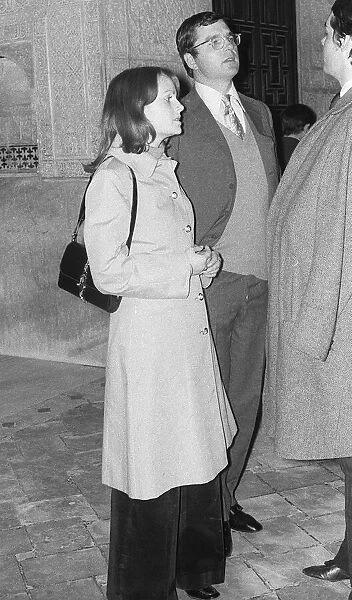 Prince Charles arriving at the Alhambra Palace. Also at the Palace was Lady Jane