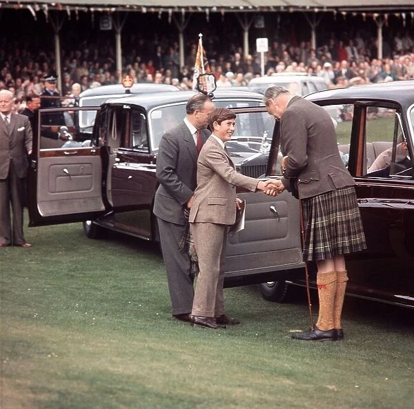 Prince Charles at the Braemar Games September 1964