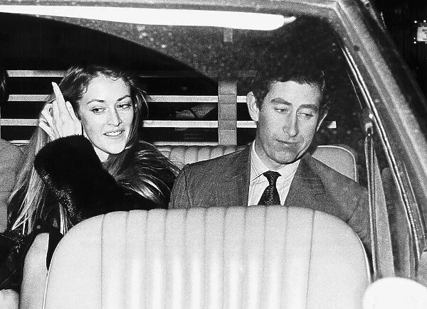 Prince Charles with former girlfriend of Norton Knatchbull